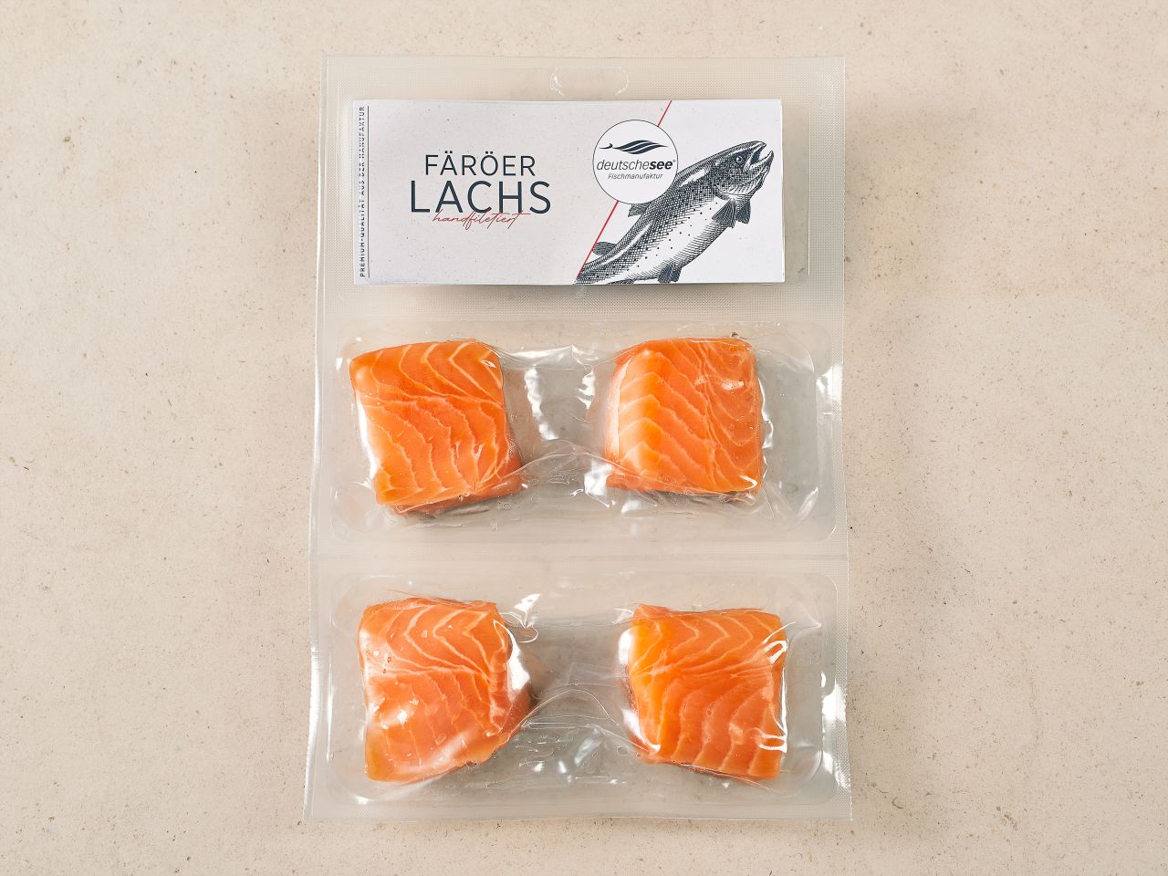 Färöer Lachs · Handfiletierte Portionen · TK