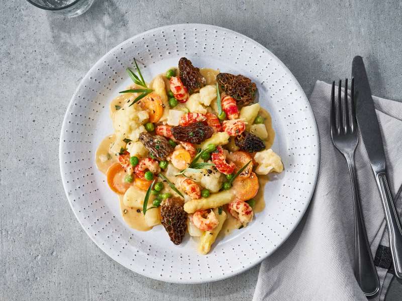 Leipziger Allerlei mit Flusskrebsen