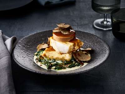 Steinbutt à la Rossini  Steinbutt à la Rossini