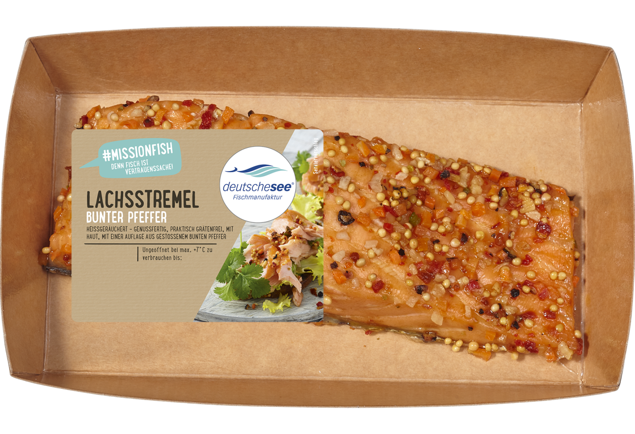 Lachsstremel "Pfeffer" Lachsstremel "Pfeffer"