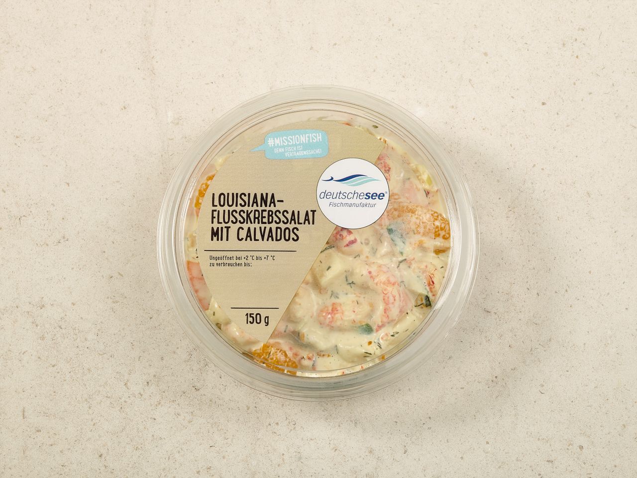 Louisiana-Flusskrebssalat mit Calvados  · 150g