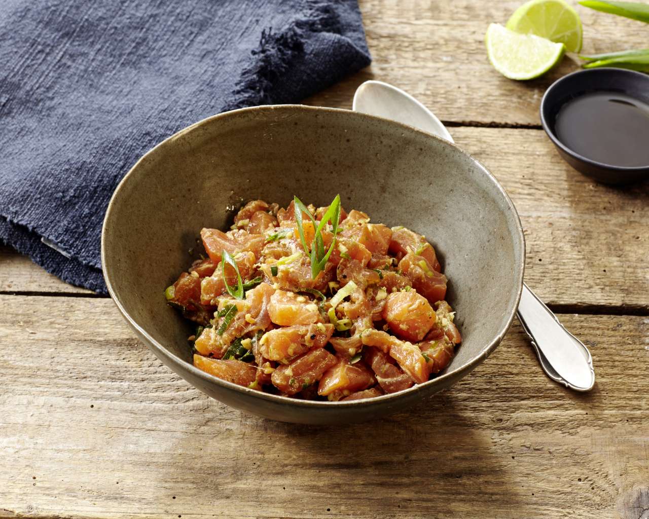 Rezept: Räucherlachs-Tatar