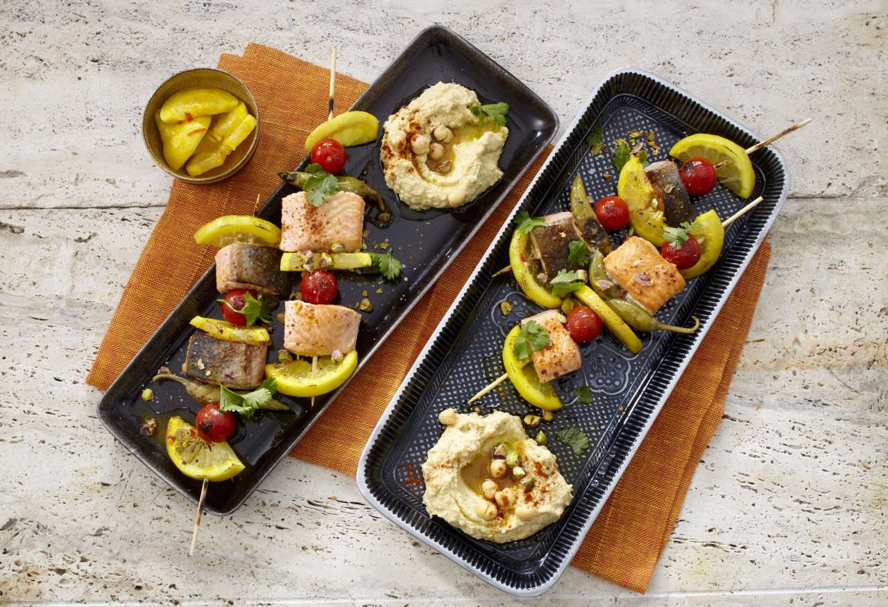 Rezept: Gegrillte Saiblingsspieße