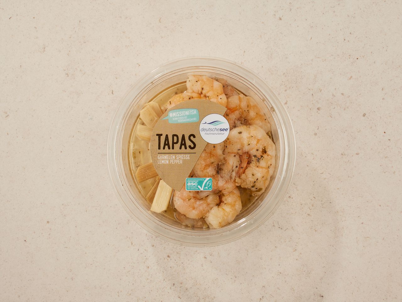 Tapas »Garnelen Spieße Lemon pepper« Tapas »Garnelen Spieße Lemon pepper«