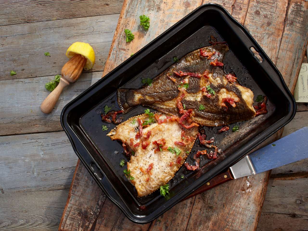 Rezept: Finkenwerder Speckscholle