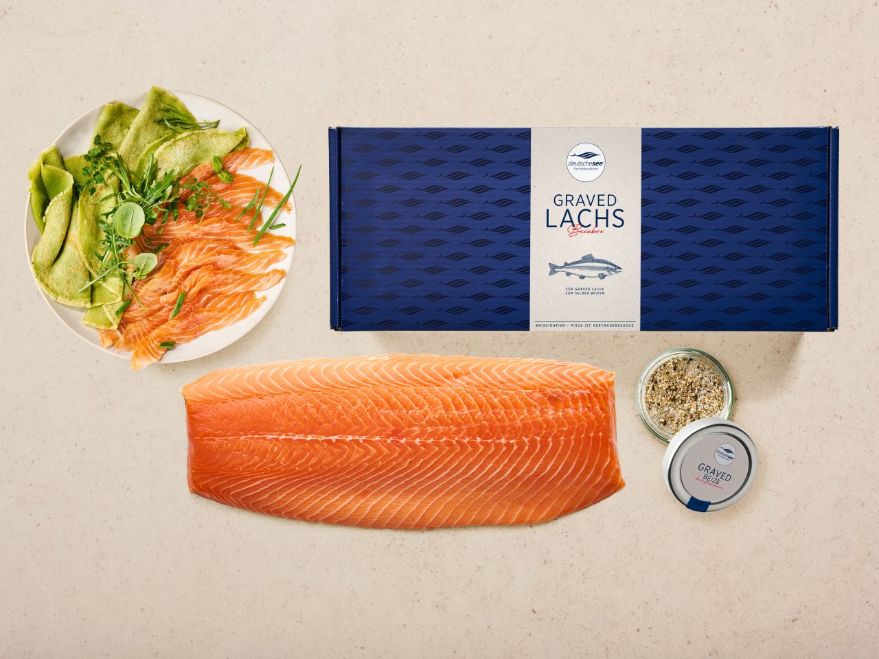 Die Graved Lachs-Beizbox zum Selberbeizen Die Graved Lachs-Beizbox zum Selberbeizen