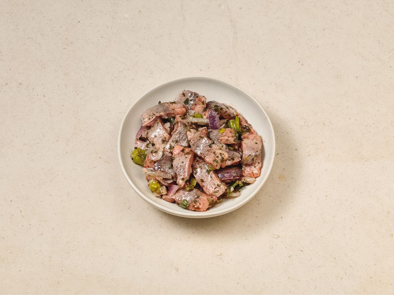 Matjeshappen in Kräuterdressing · 400g Matjeshappen in Kräuterdressing · 400g