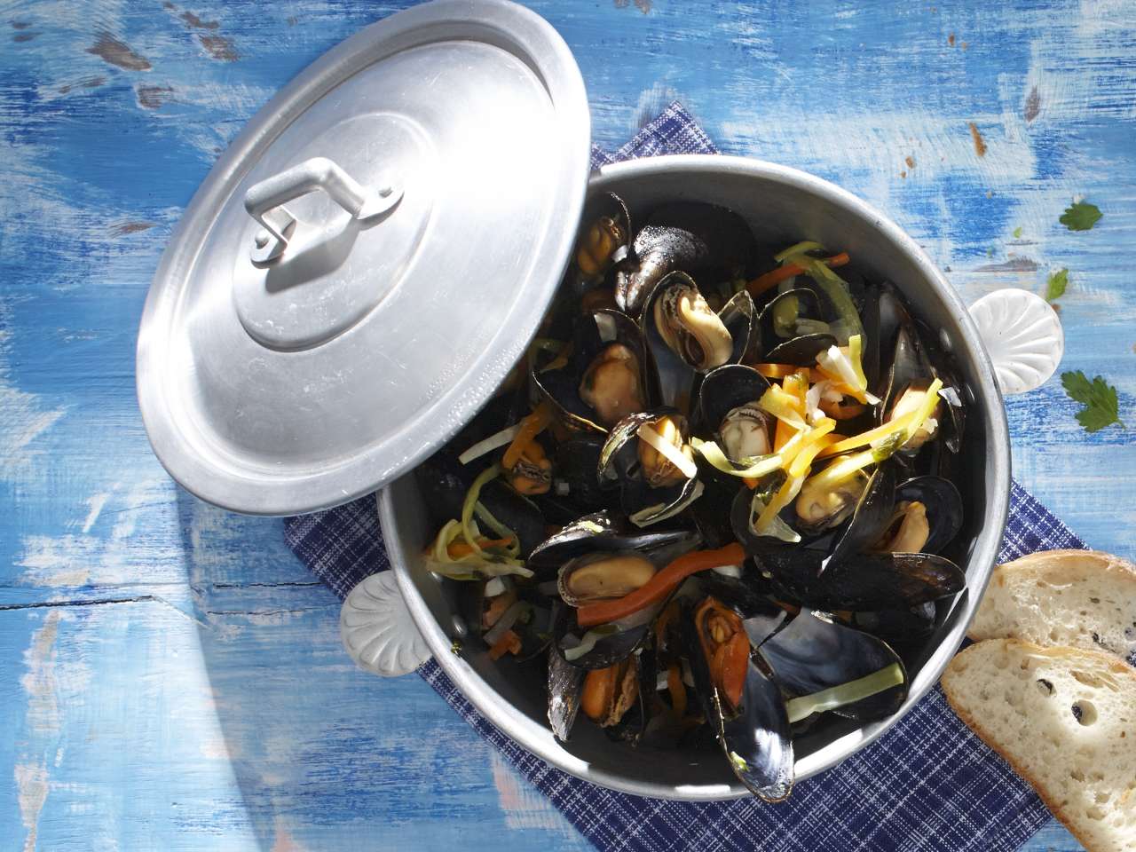 Rezept: Miesmuscheln Rheinische Art