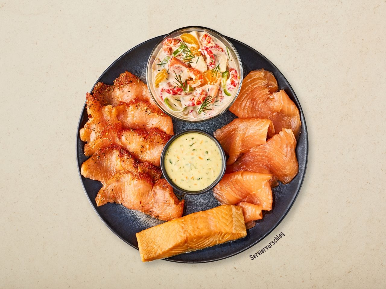 Fischplatte »Kleiner Brunch«