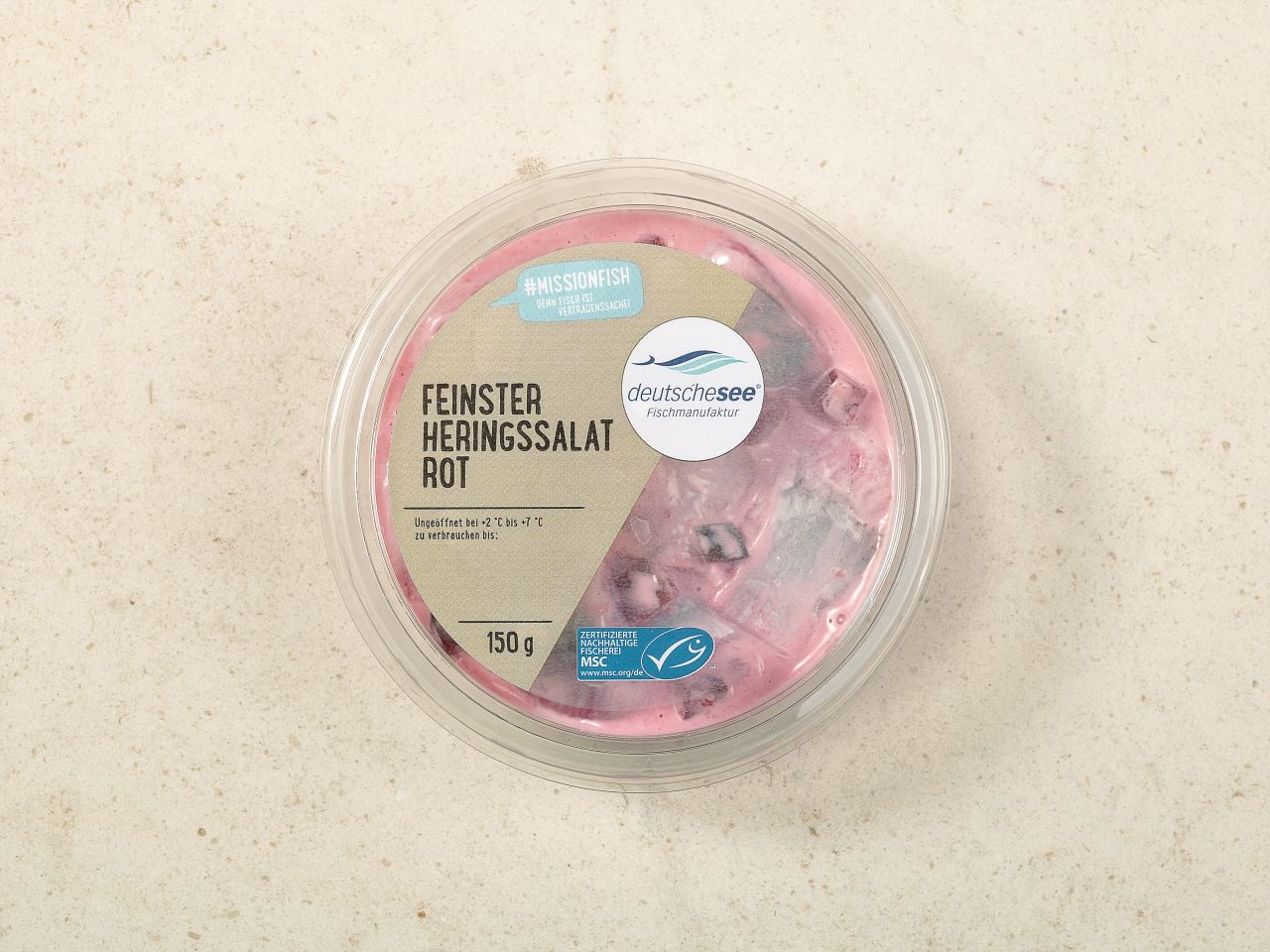 Feinster Heringssalat rot · 150g
