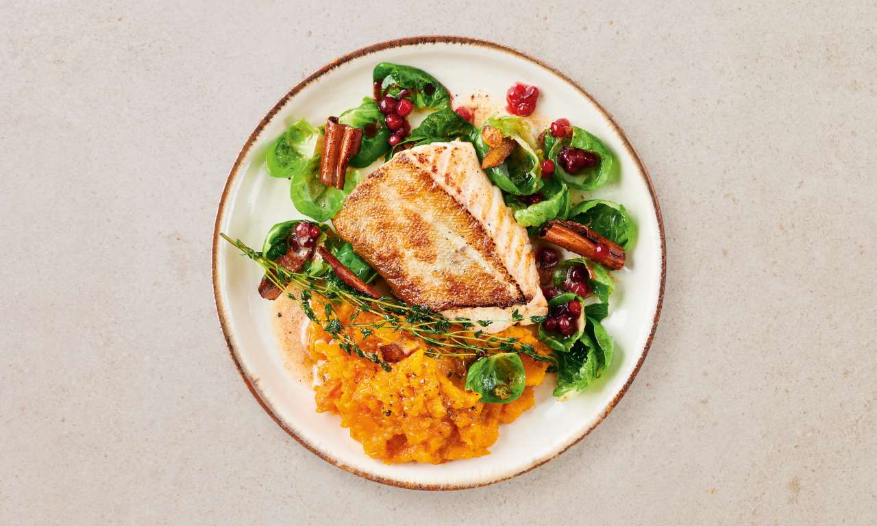 In Zimtbutter gebratenes Skreifilet In Zimtbutter gebratenes Skreifilet