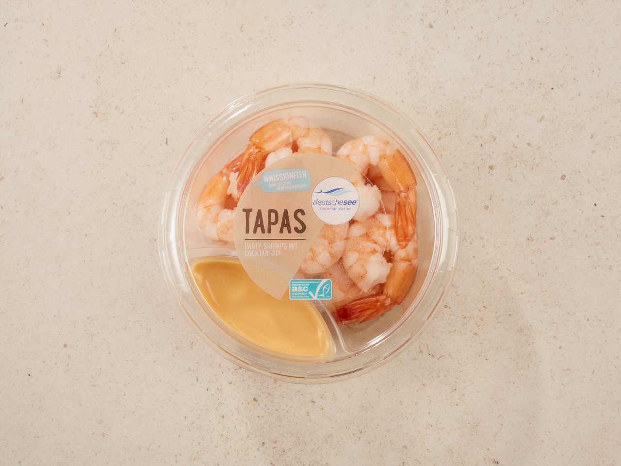 Tapas »Party Shrimps mit Cocktail-Dip« Tapas »Party Shrimps mit Cocktail-Dip«