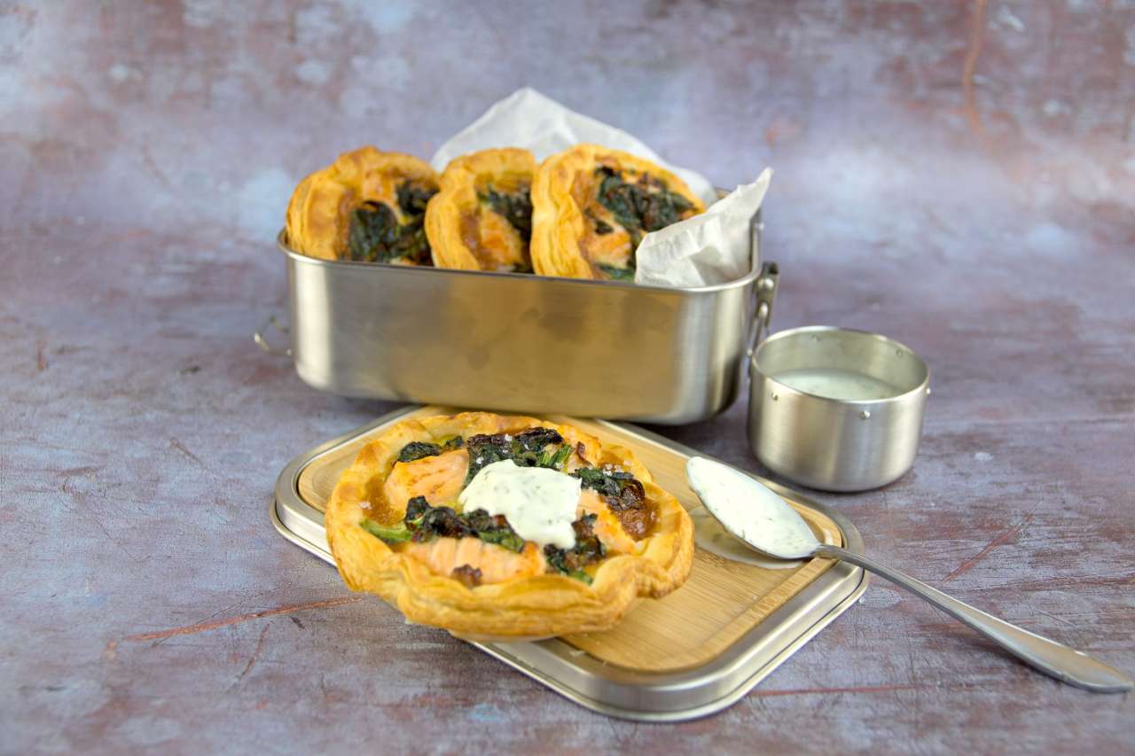 Rezept: Lachs-Spinat-Quiche