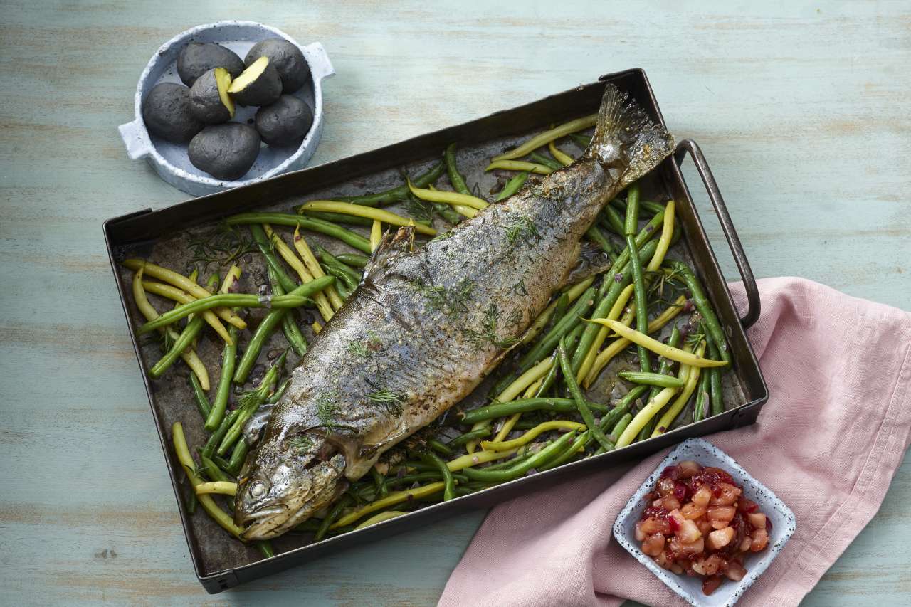 Rezept: Saibling mit Apfelchutney