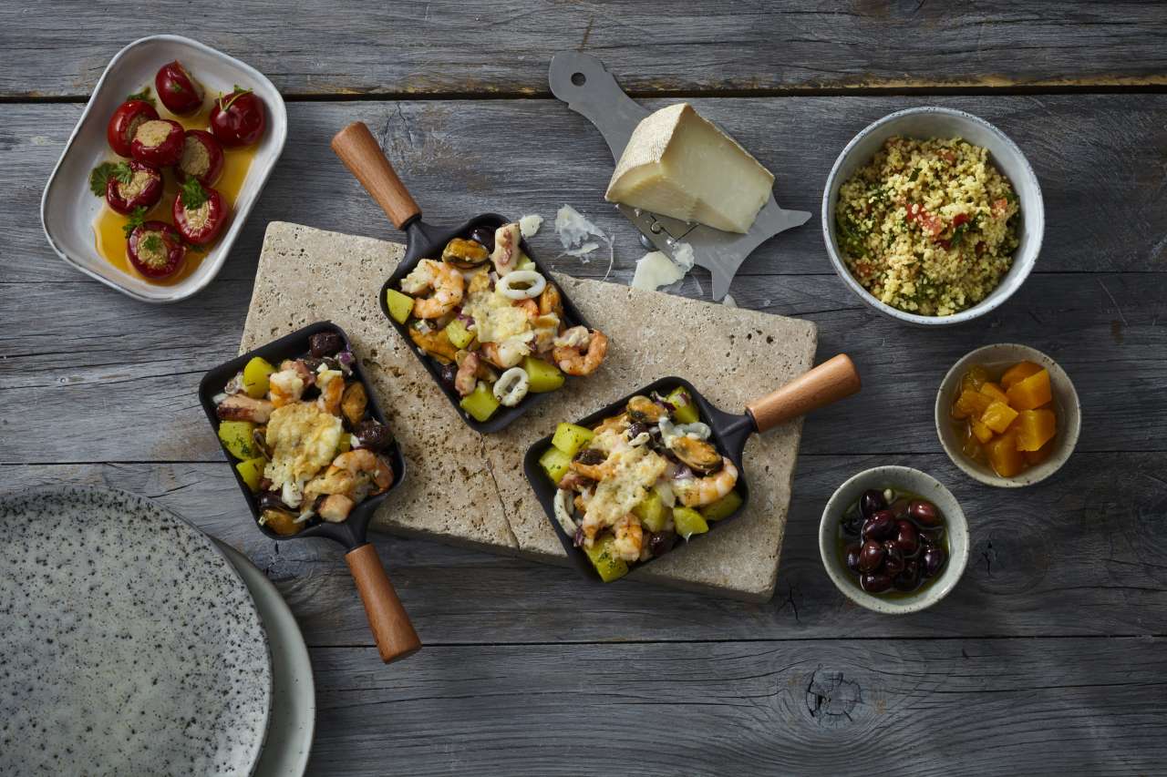 Frutti di Mare aus dem Raclette Frutti di Mare aus dem Raclette