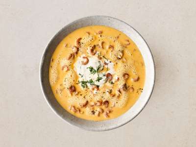 Büsumer Krabbensuppe mit Dill-Sahne Büsumer Krabbensuppe mit Dill-Sahne