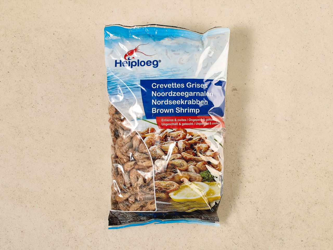 Nordseekrabben · ungepult mit Kopf und Schale