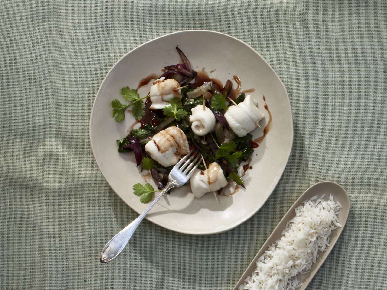 Rezept: Pochierte Schollenröllchen Rezept: Pochierte Schollenröllchen