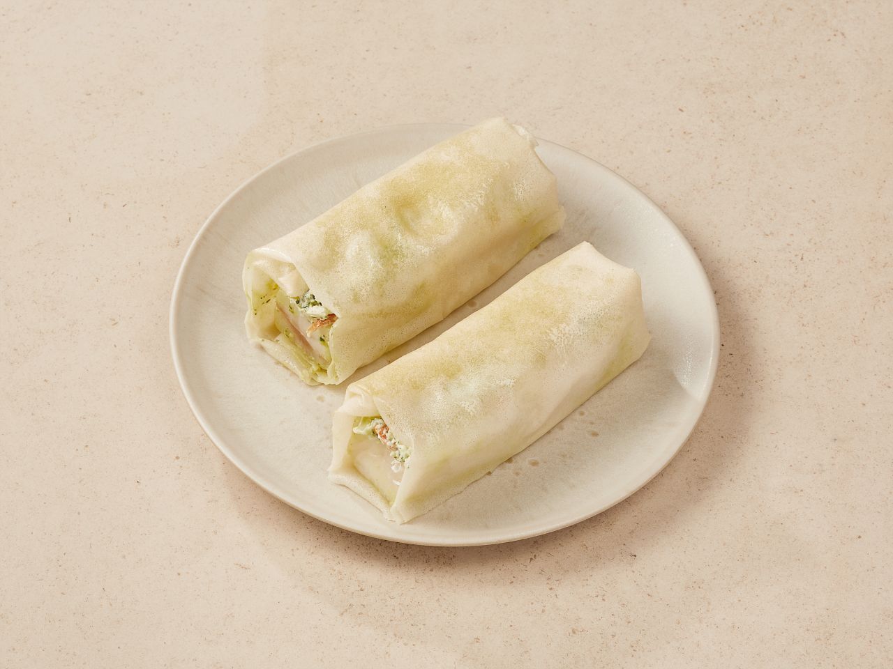 Kabeljau-Gartenkräuter im Brickteig