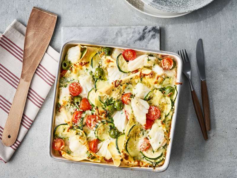 Mediterraner Fischauflauf 