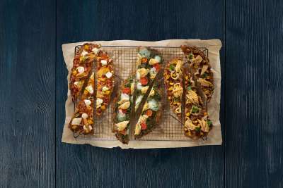 Thunfisch-Pizzaboden