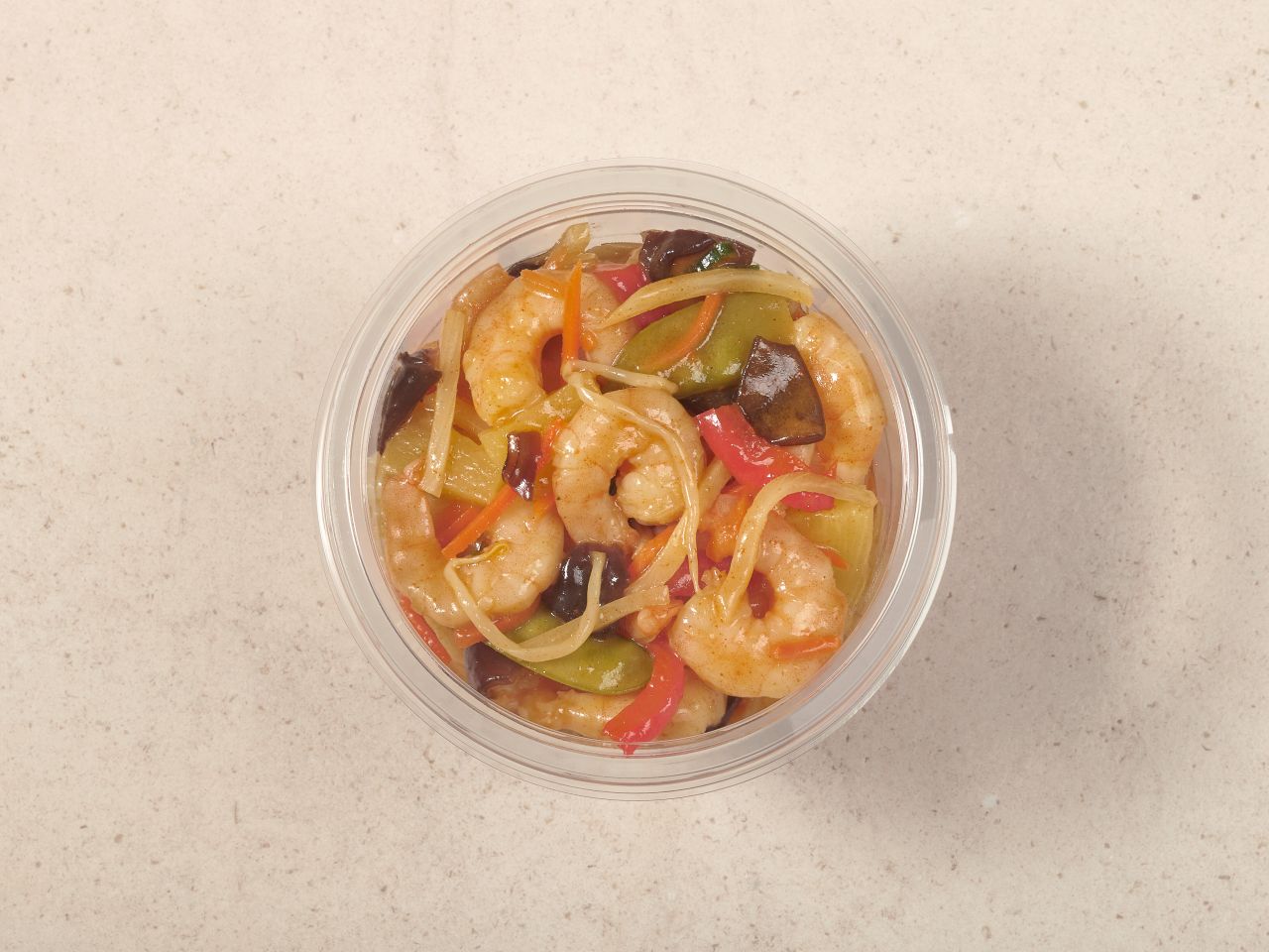 Asia-Salat mit Garnelen · 400g