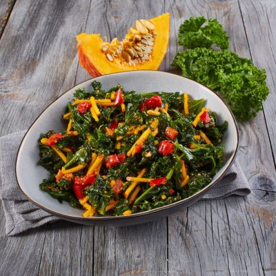 BEECK Kale Salat mit Kürbis BEECK Kale Salat mit Kürbis