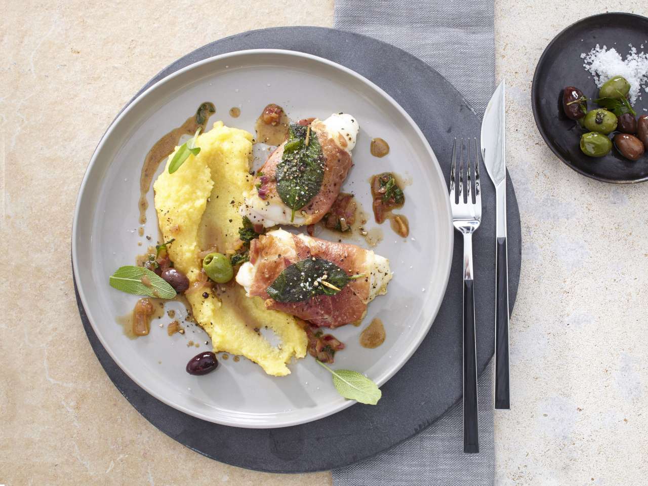 Saltimbocca vom Seeteufel Saltimbocca vom Seeteufel