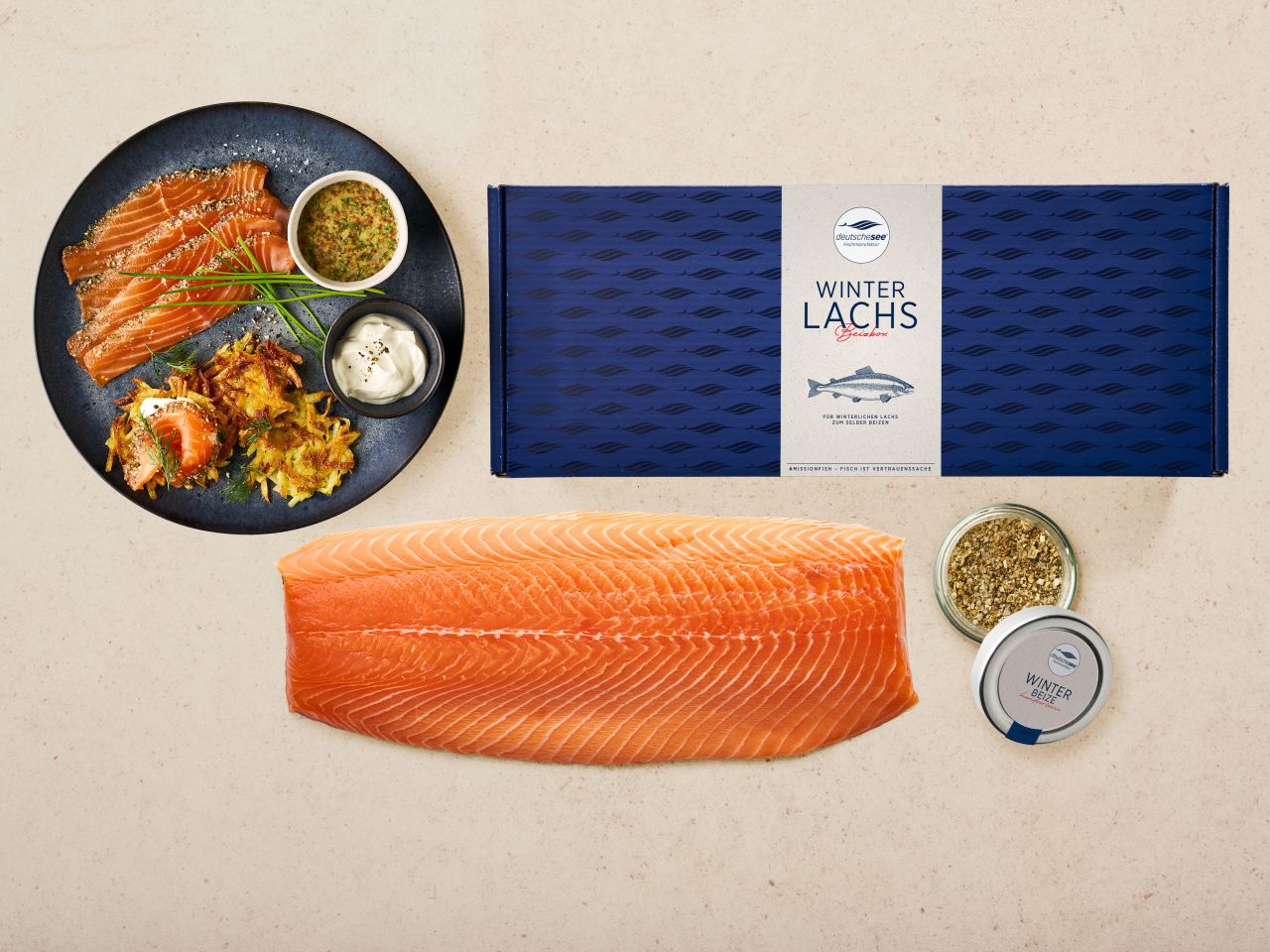 Beiz-Box »Winter Lachs«