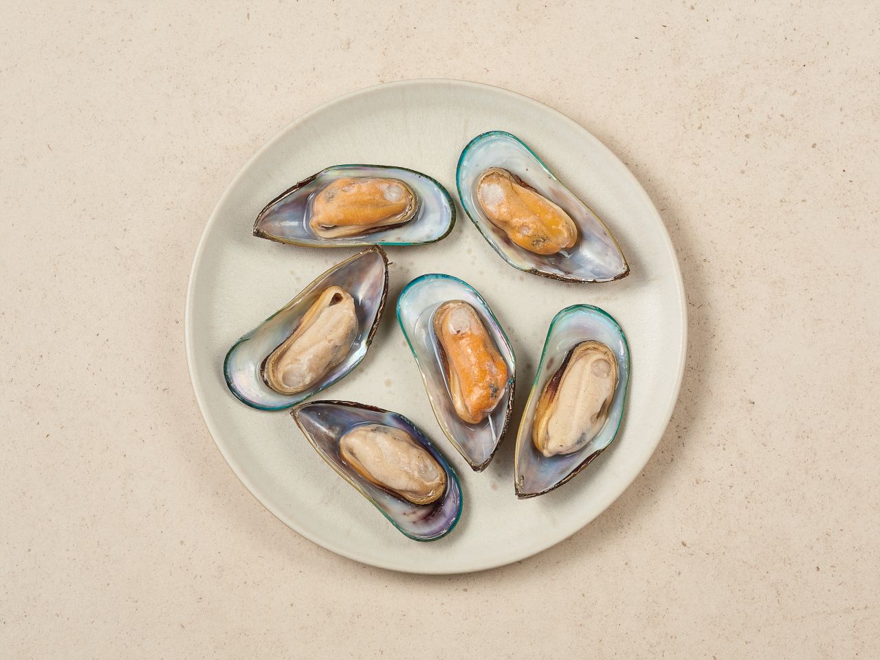 Neuseeländische Grünschalmuscheln Neuseeländische Grünschalmuscheln