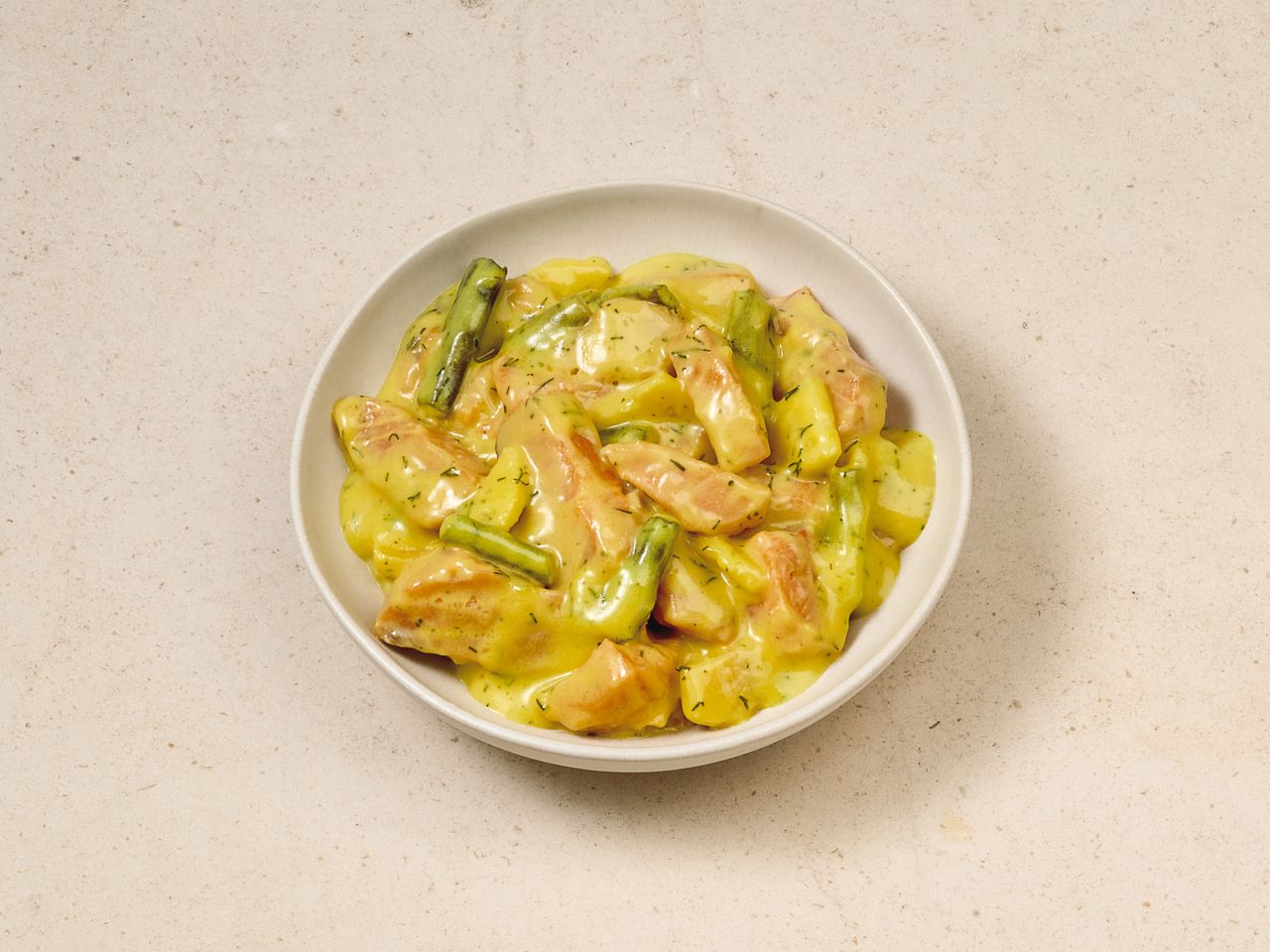 Räucherlachssalat »Gravedvinaigrette«  · 400g Räucherlachssalat »Gravedvinaigrette«  · 400g