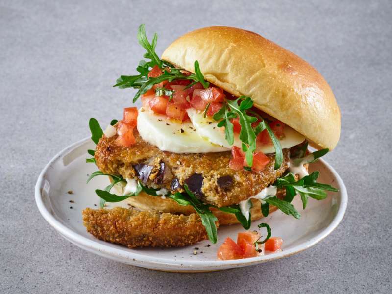 Veggie Melanzane-Burger                      Veggie Melanzane-Burger