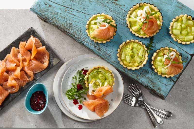 Spargelquiche mit Arctic Rose®-Räucherlachs Spargelquiche mit Arctic Rose®-Räucherlachs