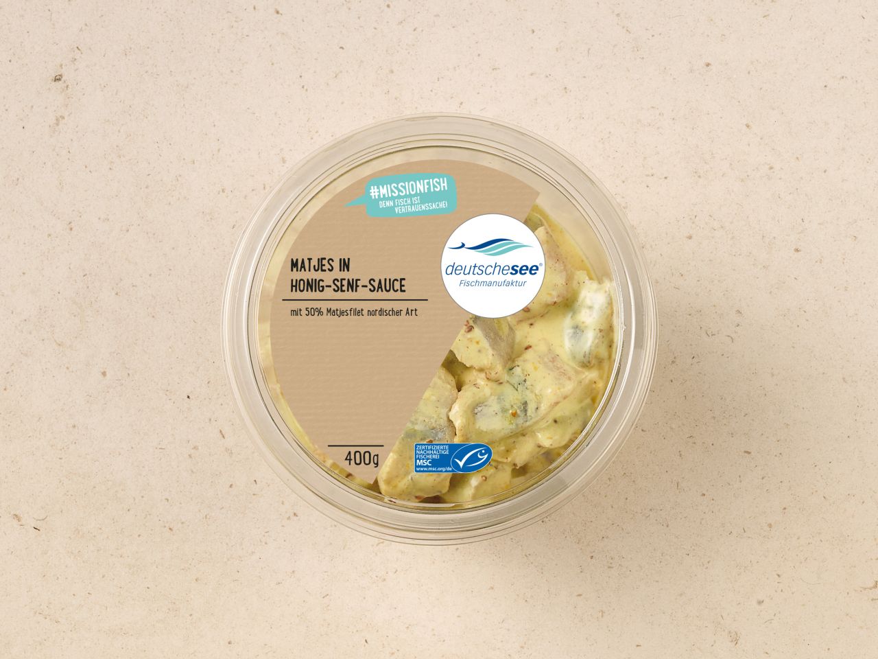 Matjes in Honig-Senf-Sauce · 400 g