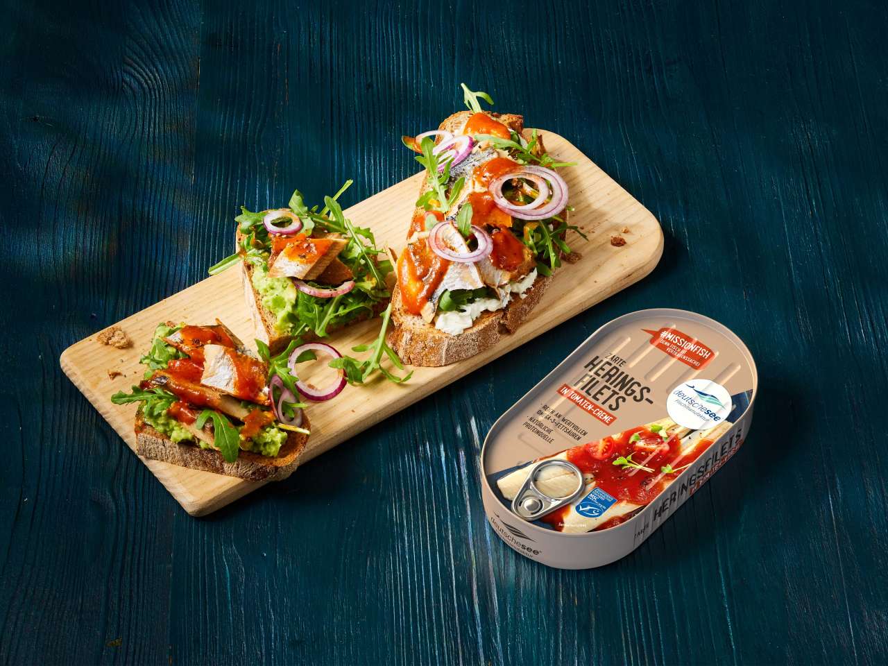 Heringsfilets in Tomaten-Creme