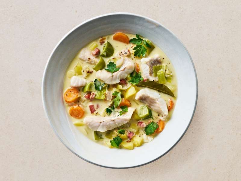 Fischeintopf mit Rotbarsch Fischeintopf mit Rotbarsch