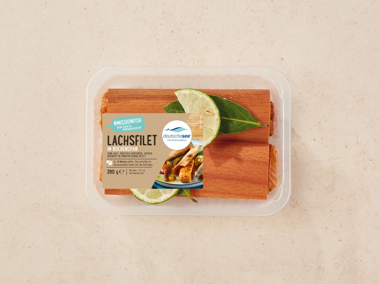 Lachs-Filet »Buchenspan« Lachs-Filet »Buchenspan«