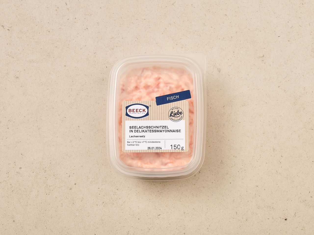 Seelachschnitzel in Delikatessmayonnaise