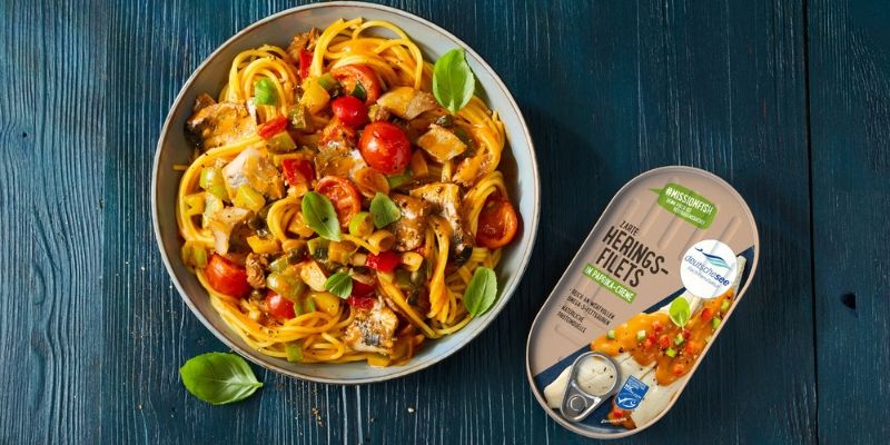 Heringsfilets in Paprika-Creme Heringsfilets in Paprika-Creme