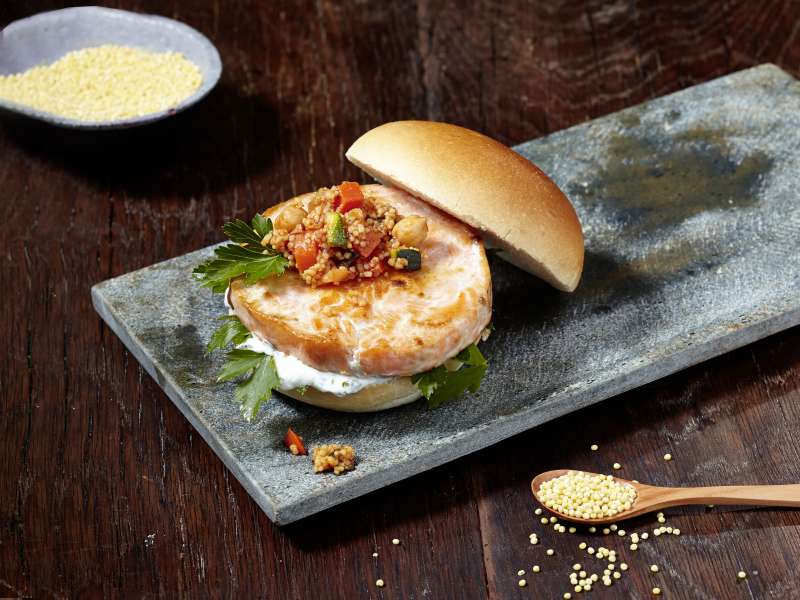 Lachs Burger "Orientalisch"