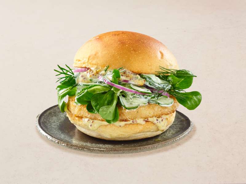 Kabeljau-Burger Friesen Style 