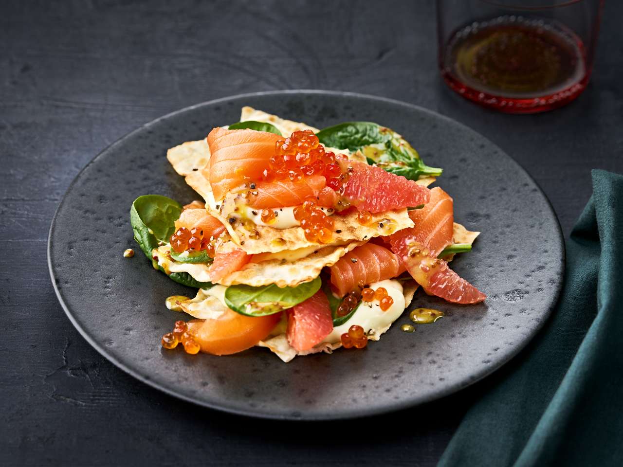 Rezept: Räucherlachs mit Pane Guttiau