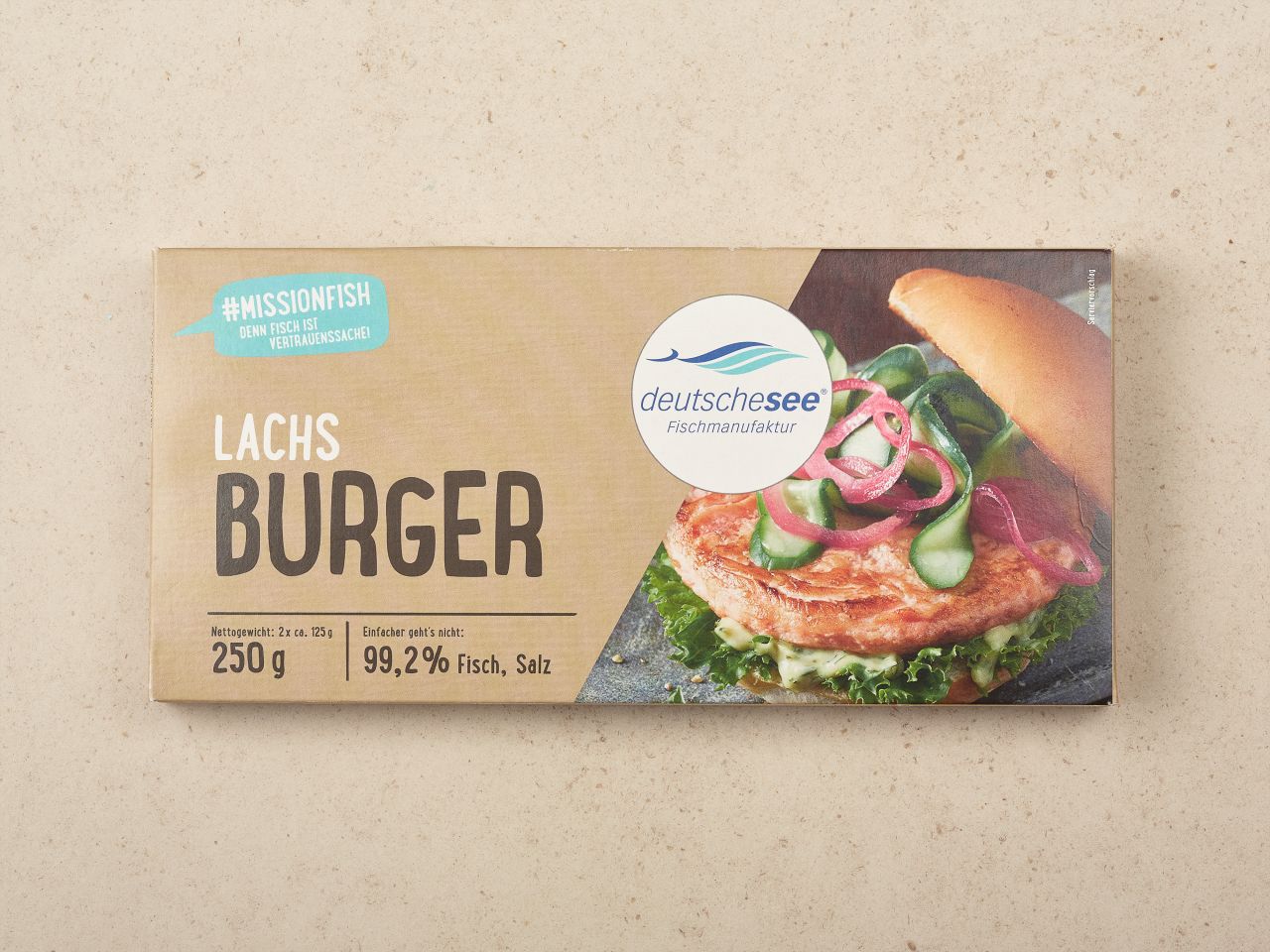 Lachs Burger »Large« Lachs Burger »Large«