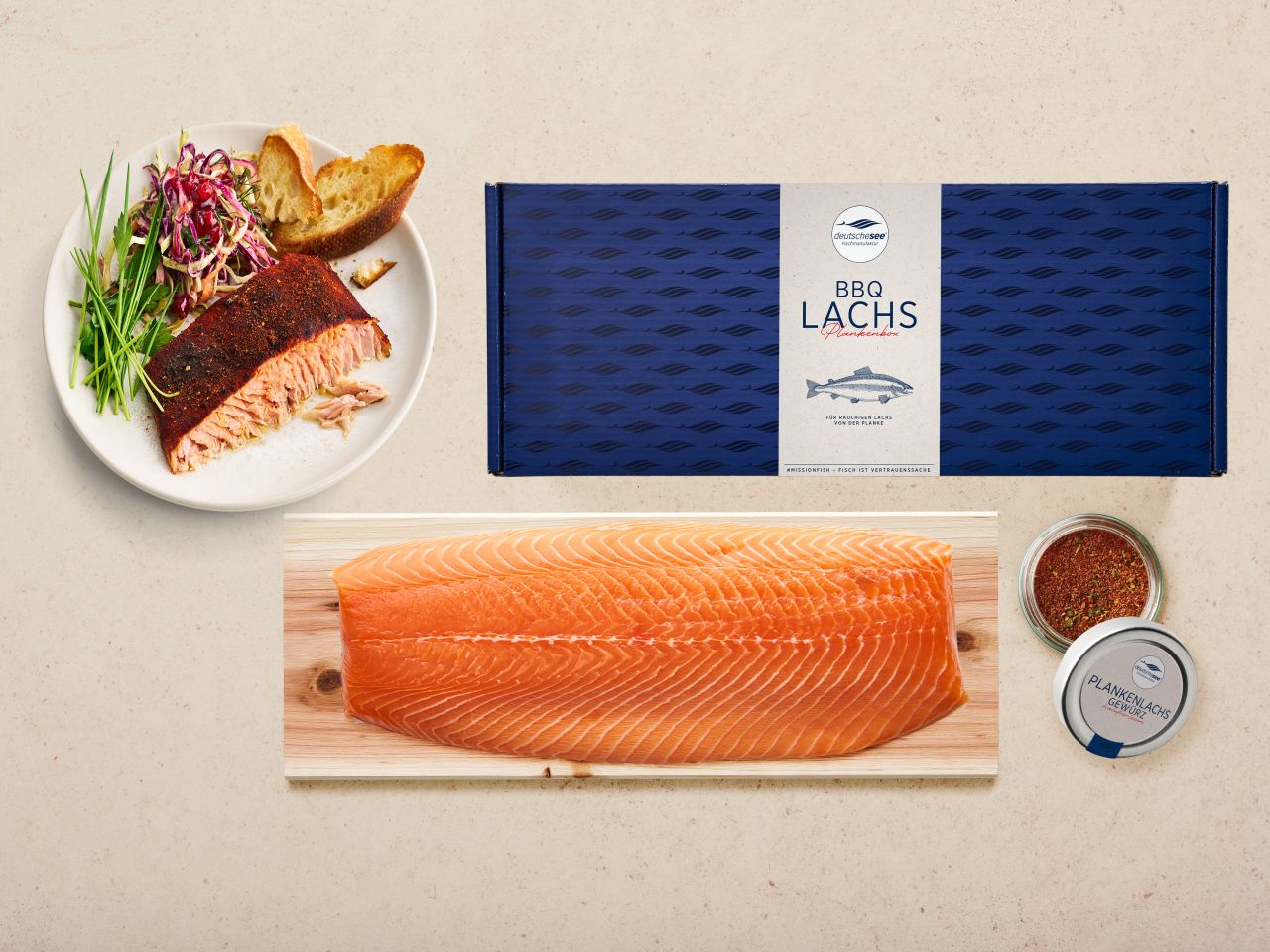 BBQ-Box »Plankenlachs«