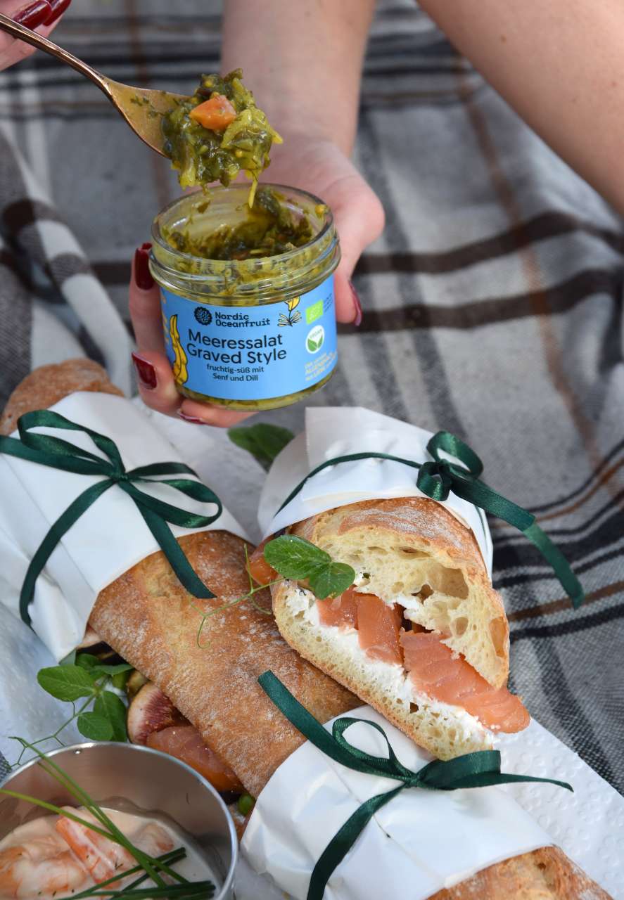 Rezept: Flûte mit Räucherlachs & Feigen